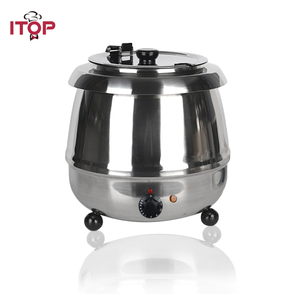 Электрический чайник для супа ITOP л 10 из нержавеющей стали|electric cooking|kettle electrickettle