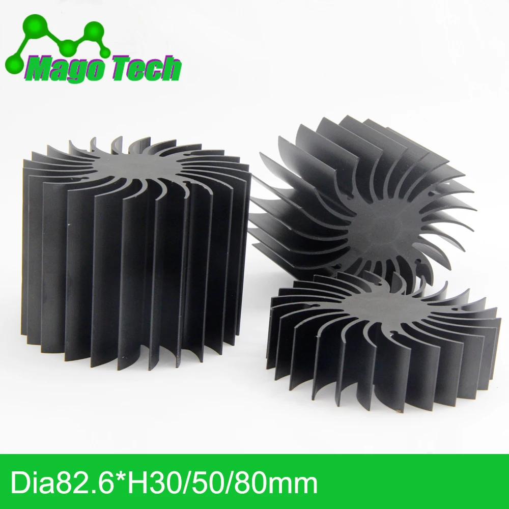Ø82.6*80mm Extruded LED Star Heatsink Cooler for low and high bay down light LED Grow Light Heatsink Heat Sink Extrusion