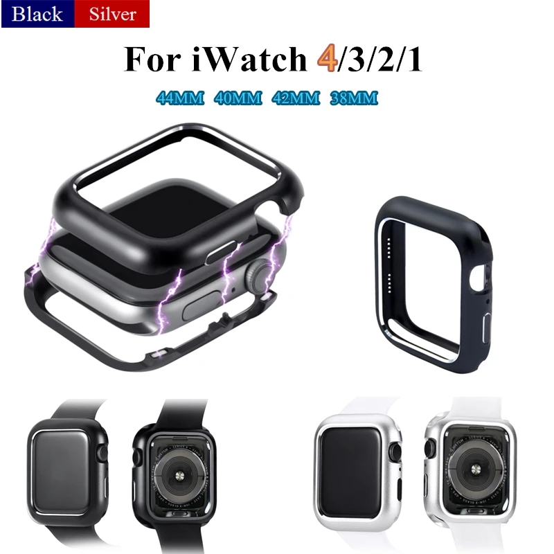 Металлический чехол для Apple Watch Series 4 44 мм 40 алюминиевый Магнитный защитный iWatch 3 2 1