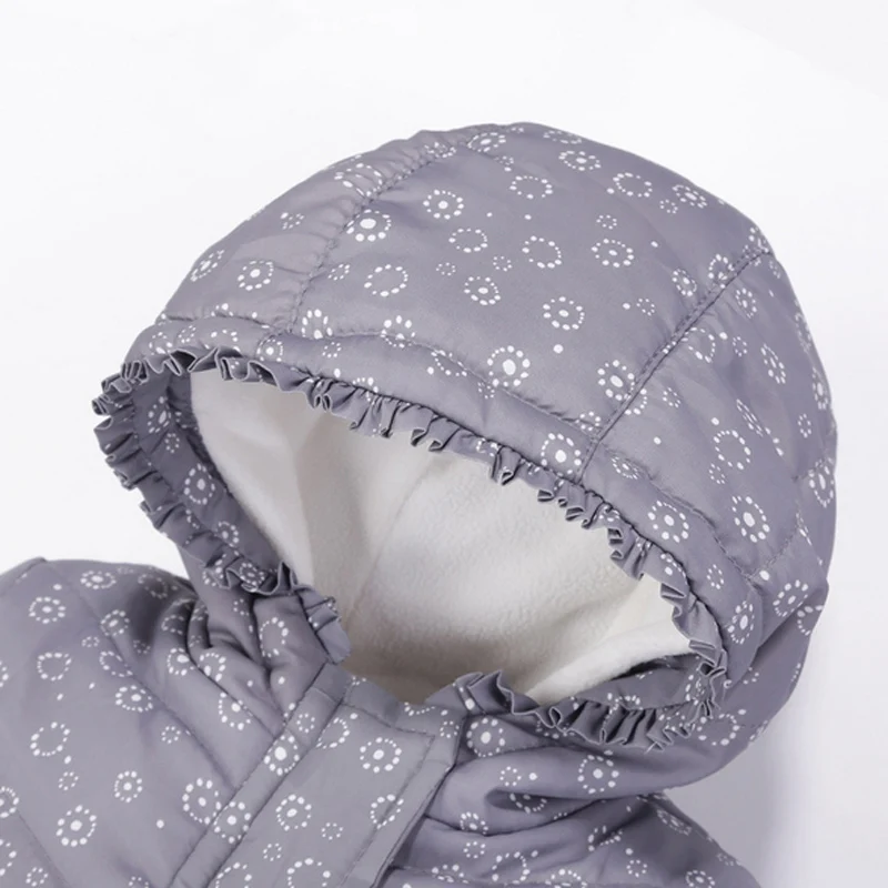 Детский хлопковый комбинезон с капюшоном принтом|clothes newborn|baby snowsuitjumpsuit boy |