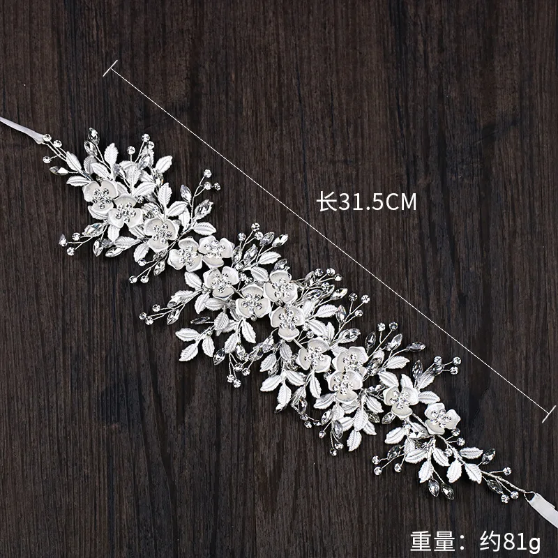 Цветочный свадебный головной убор Тиара Свадебные аксессуары для волос