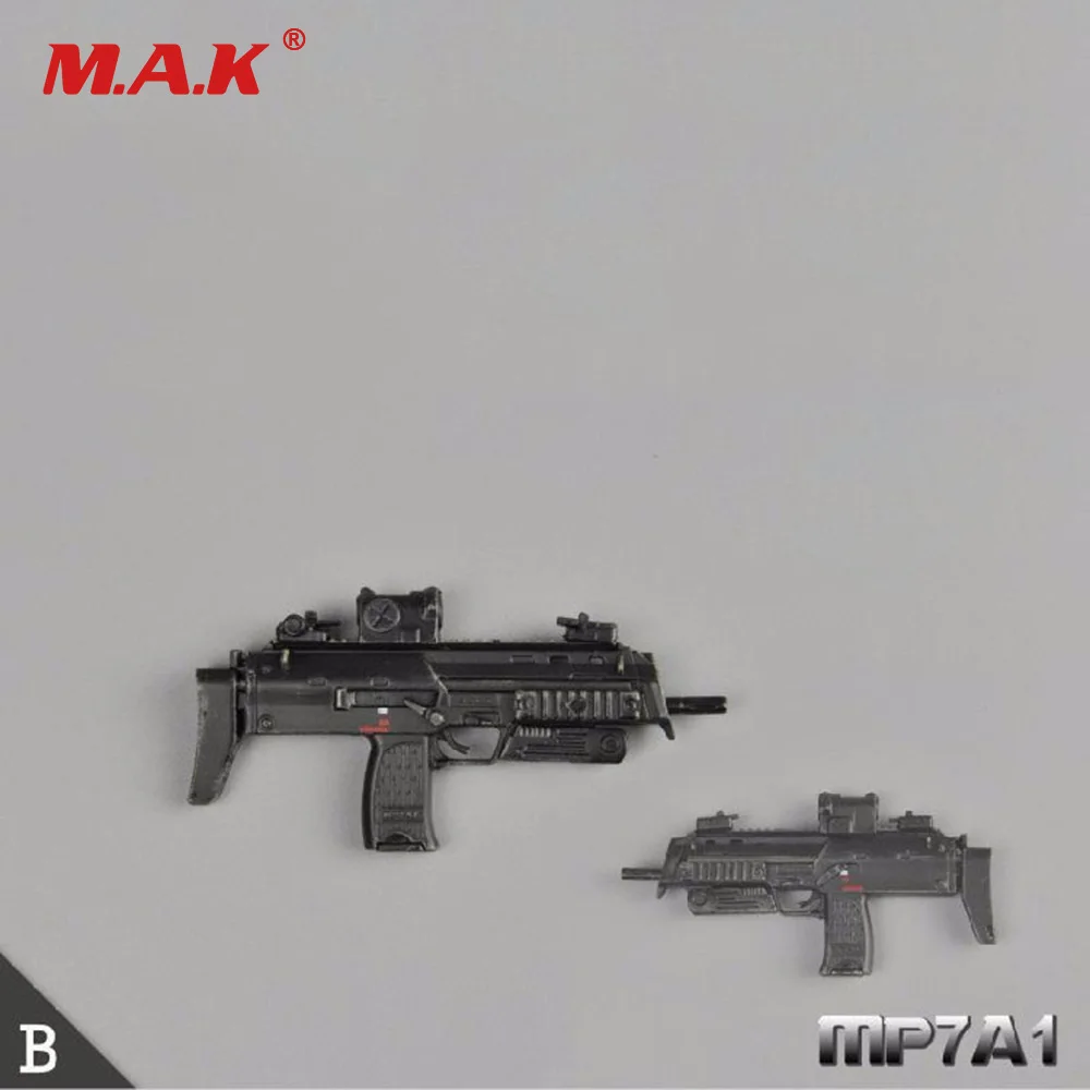 1/6 Scale Action Figure Gun Weapon Model Toys MP7A1 Submachine A/B/C 3 Colors | Игрушки и хобби