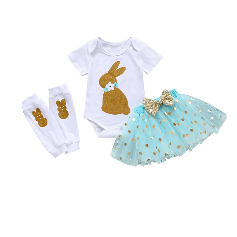 Комплекты из 3 предметов Одежда для новорожденных девочек ясельного возраста