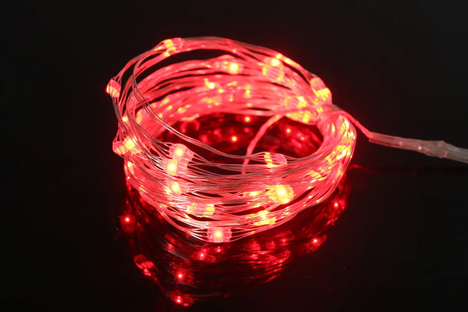 5 В USB Сказочный светильник RGB светодиодный гирлянда 5 м 50 светодиодный Рождественский гирлянда открытый светодиодный светильник s украшение вечерние свадебные праздники+ 24Key пульт дистанционного управления