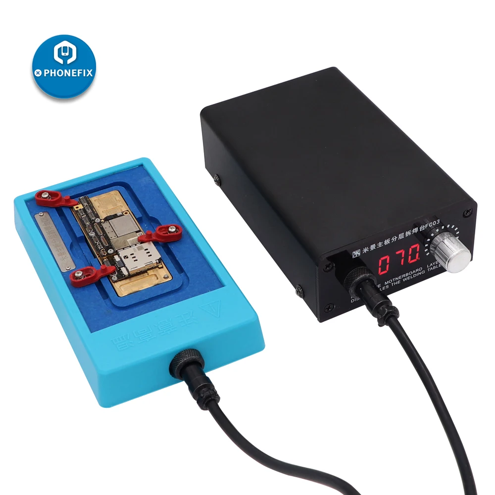 

Professional MJ CH3 3 IN 1 Pre-Heating Station Desoldering Platform for iPhone X/XS/XSMAX Motherboard Layred Welding Platform