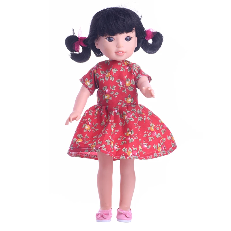 Luckdoll 12 стилей кукольная одежда выбрать(изящное платье и довольно костюм) подходит для 14,5 дюймов Wellie благожелателей куклы, одежда Стенд 10 шт./упак