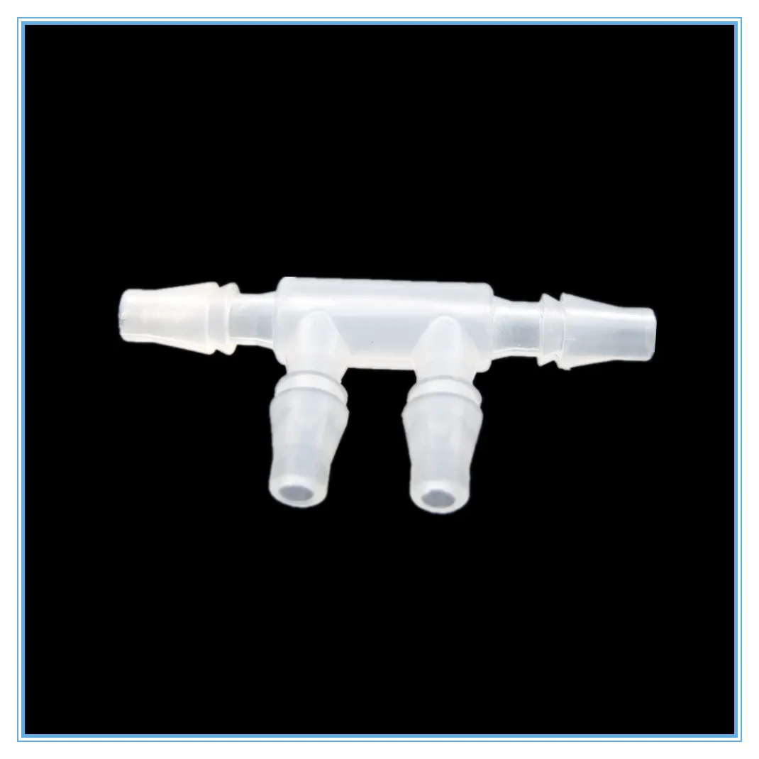 

The plastic pagoda joint of the 4 - way connector is a type of multi - pass high temperature acid and alkali resistance