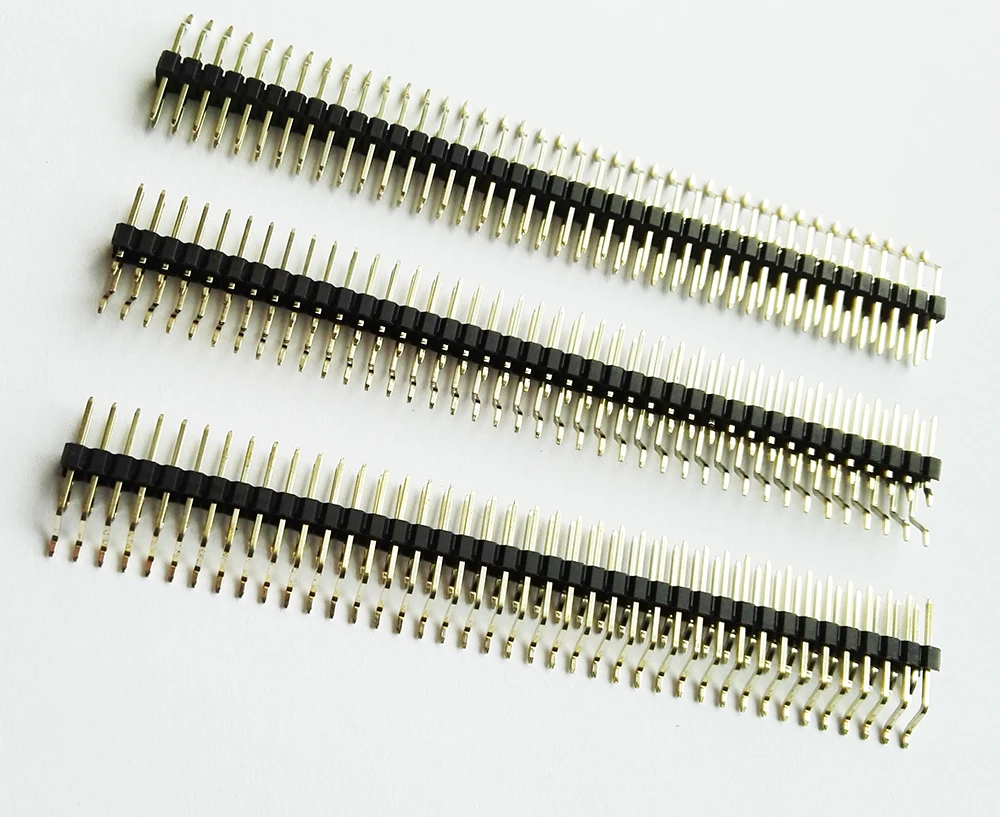 5 шт. 2 54 мм штыревой разъем под прямым углом SMT 1/2X40p L11 двухрядная пластиковая