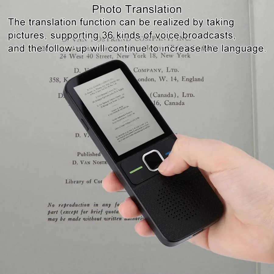 Smart portable voice translator Support Speech Recognition Photo Translation Travel Real-time language | Электроника