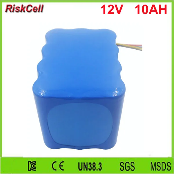 5 шт./лот Lifepo4 комплект литий ионных батарей 12v 12 8 v 10Ah аккумулятор для светодиодной