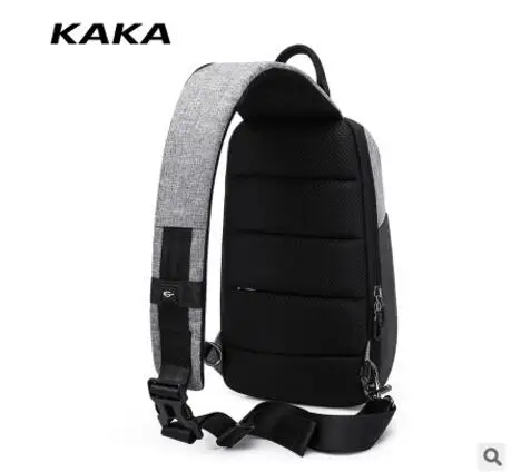 Мужские сумки-мессенджеры KAKA сумка через плечо с usb-зарядкой для мужчин нагрудная