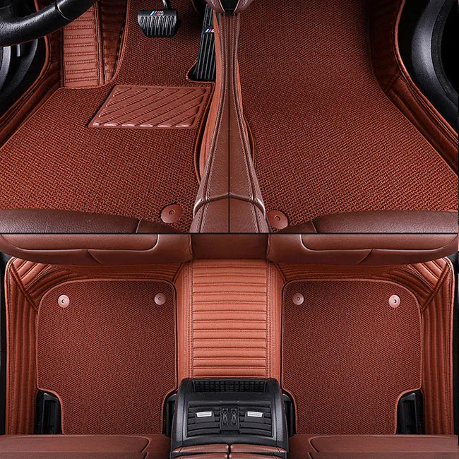 Brown 02 Авиационная подушка для Toyota C-HR land cruiser 100 200 Prado150 120 Rav4 Corolla Camry Для Avalon Highlander mark x автомобильные коврики - Название цвета: Brown 02