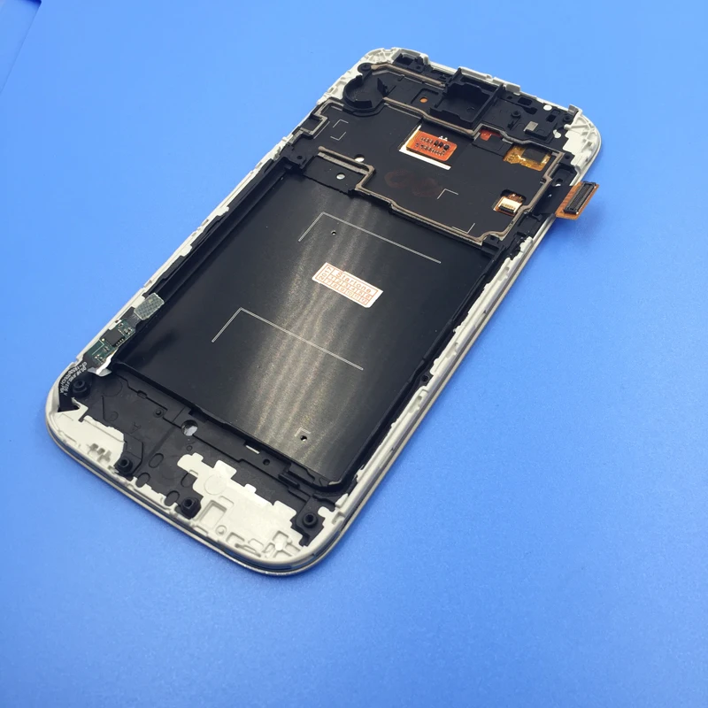 Новый сенсорный ЖК экран для Samsung Galaxy S4 дисплей с рамкой I9500 i337 дигитайзер