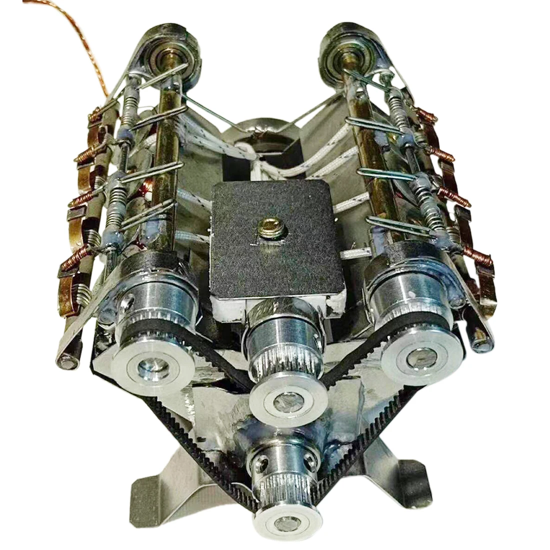 V8 высокое Скорость Модель двигателя электромагнитный 8-цилиндра двигателя автомобиля принцип работы ствол игрушка Раннее Обучение развивающая игрушка для детей