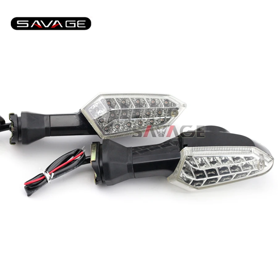 Для Kawasaki Z125 Z250 Z300 Z750R Z800 Z1000 zrx 1200R мотоциклетные спереди/сзади LED поворотов