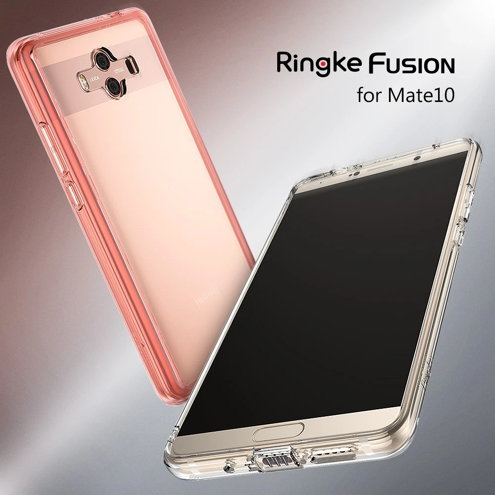 Чехол Ringke Fusion для Huawei Mate 10 прозрачная задняя крышка из поликарбоната мягкая