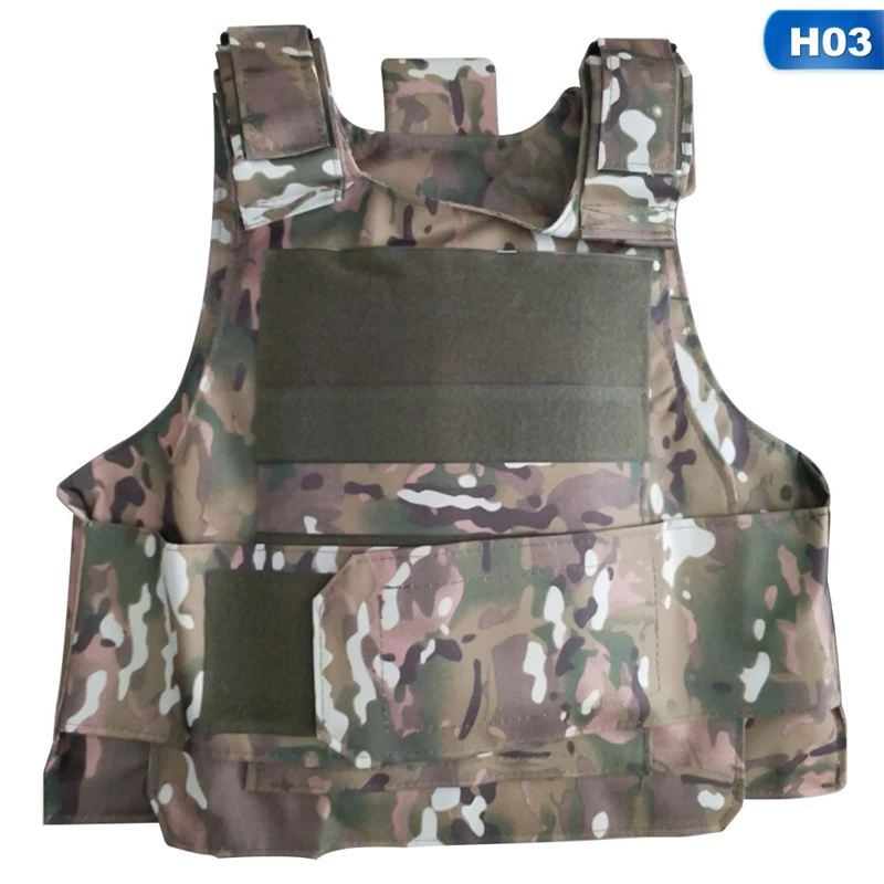H03 Военная Экипировка тактический жилет армейский страйкбол охотничий Molle Жилет для спорта на открытом воздухе Пейнтбол CS Wargame боевой защитный жилет - Цвет: H03