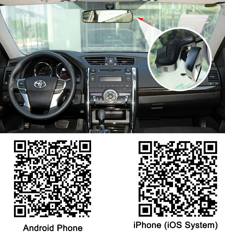 Автомобильный видеорегистратор KOENBANG WDR с функцией ночного видения sony Imx323 Wifi