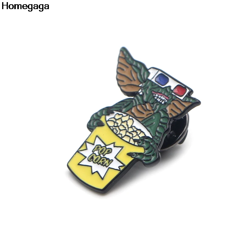 Homegaga Gremlins Gizmo эмалированные булавки для одежды подарок ювелирные изделия para сумка рубашка шляпа рюкзак брошь со знаком отличия Значки для мужчин D1916