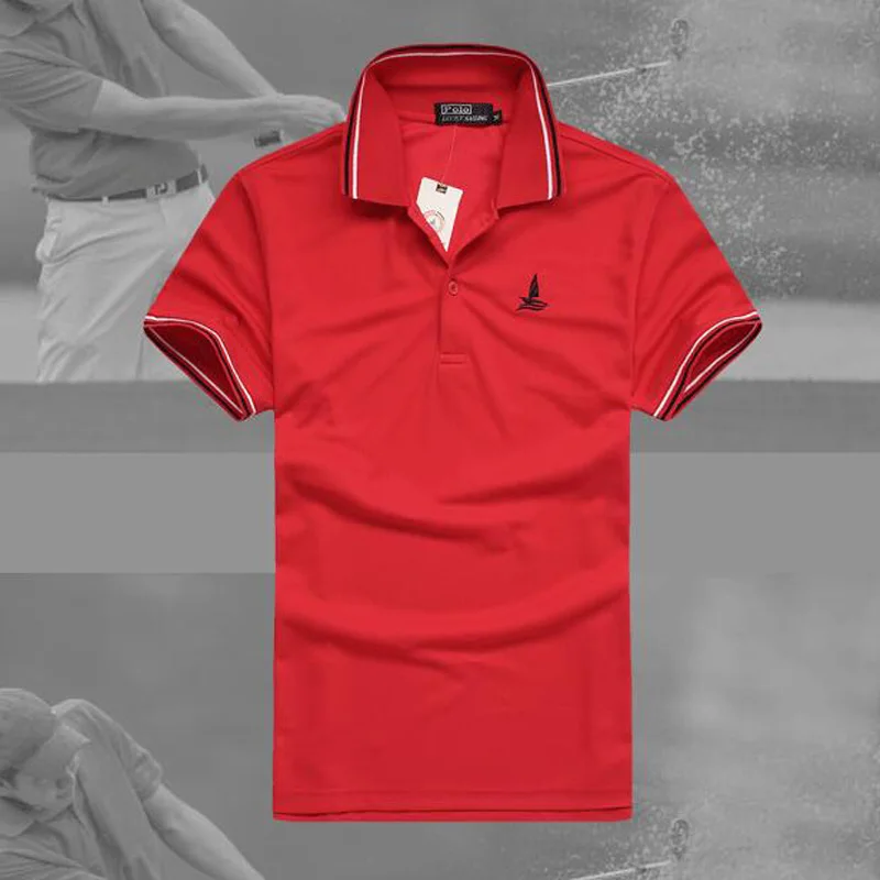 ЛАКИ Мужчины Футболка Поло 2016 Летний Новый Твердые Вязать Тонкий Homme Camisa Masculina