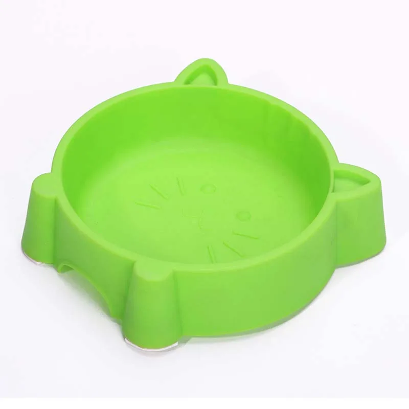 Lovely Cartoon Kitten Shape Pet Dog Bowls High Quality Strong Durable Feeder Tools for Small Dogs Practical Puppy Accessories10E | Дом и сад