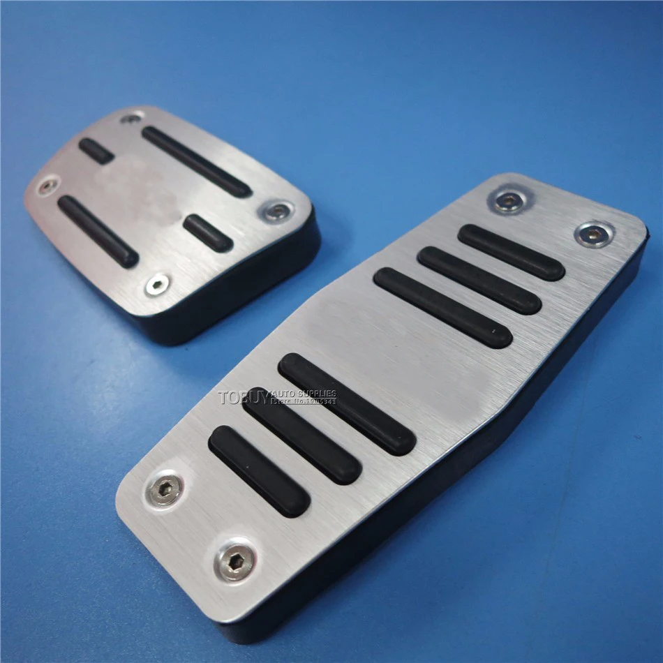 Аксессуары для автомобиля алюминиевая Нескользящая колодка педали газа тормоза