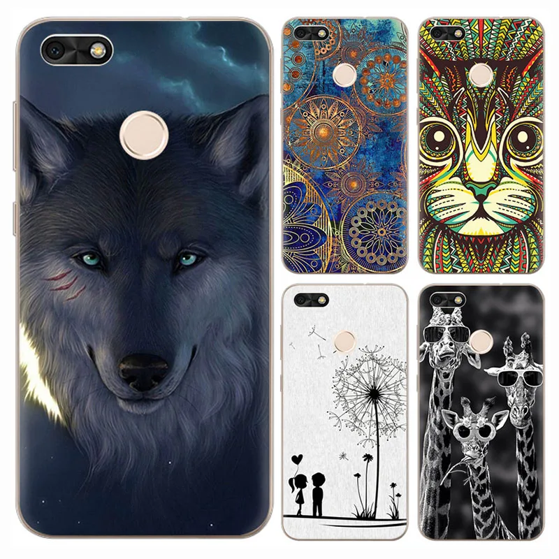 Soft Case for Huawei P9 Lite Mini/ Mini 2017 Colorful 10 Patterns TPU Y6 Pro Skin Gel Cover |