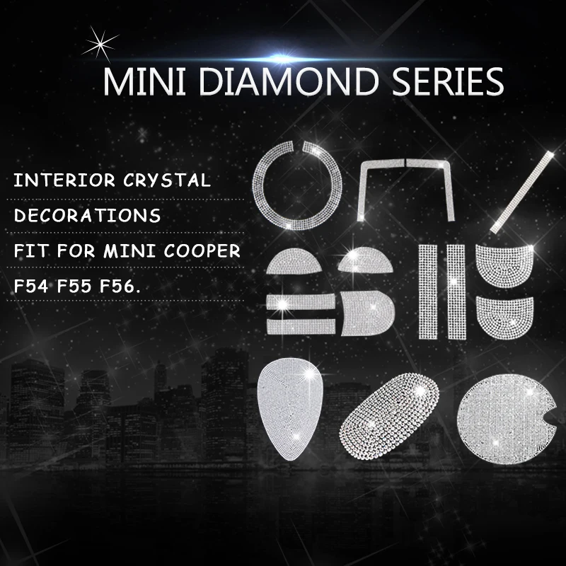 Автомобиль с украшениями в виде кристаллов рамка литье под давлением стикер для