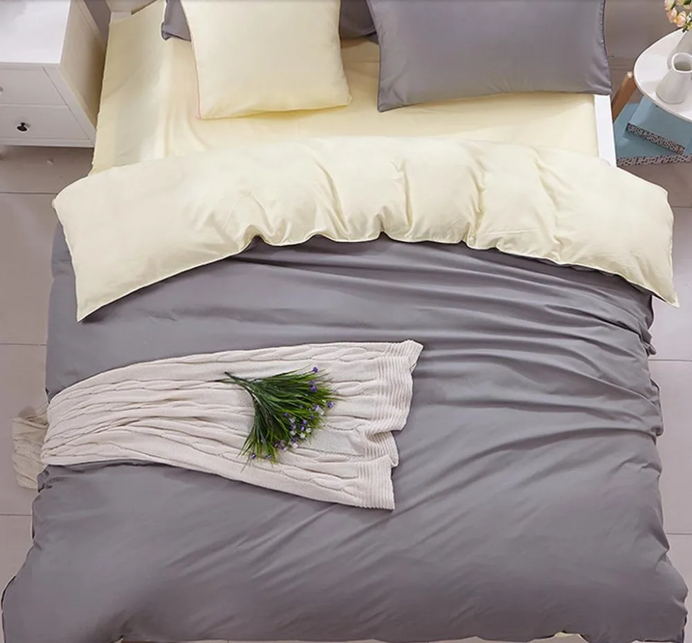 Бесплатная доставка светло зеленый 4 шт. сплошной цвет постельные принадлежности