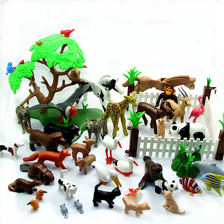 Фигурки животных от Playmobil животные мини фигурки игрушки для детей панда медведь