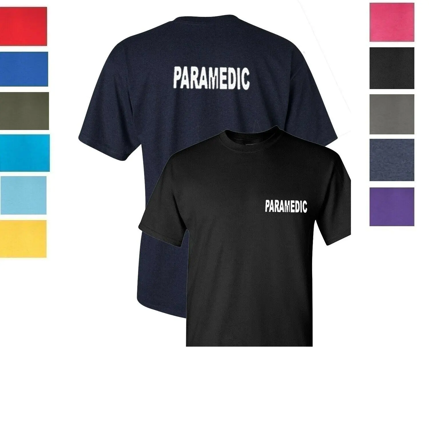 Парамедик футболка медицинской помощи в чрезвычайных ситуациях рубашка две