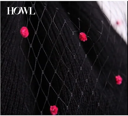1 шт./лот) хлопок Женская мода Skullies& Beanies романтические цветные снежинки Чистая Пряжа Мантилья шапки(черный, серый