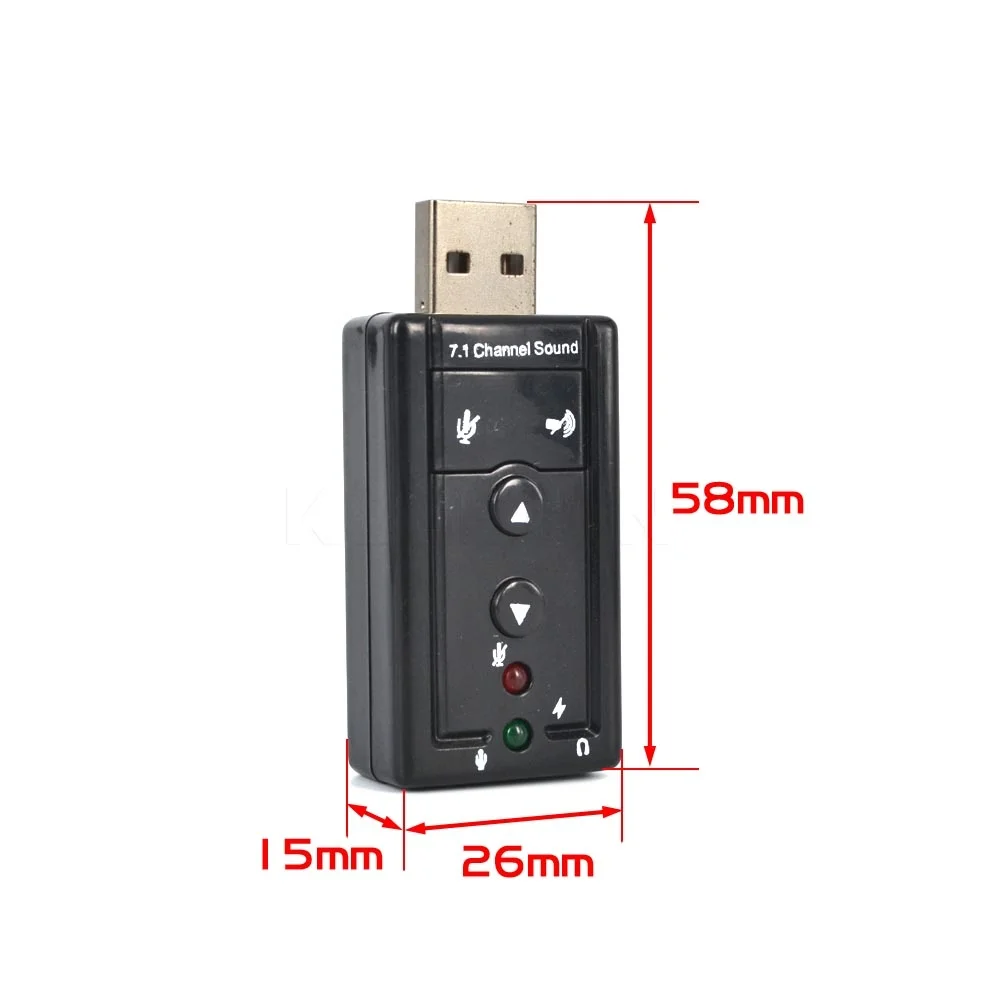 Новинка 2016 внешняя звуковая карта USB адаптер горячего звука для динамиков аудио