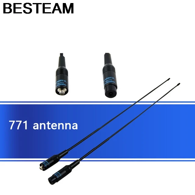 2 шт Baofeng NA 771 антенна SMA F иди и болтай Walkie Talkie “иди коэффициент усиления антенны