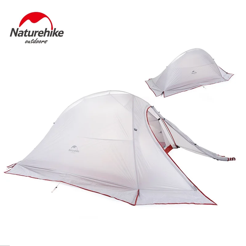 Naturehike Cloud Up Series 1 2 3 человека Сверхлегкий тент снаряжение для лагеря 20D нейлон