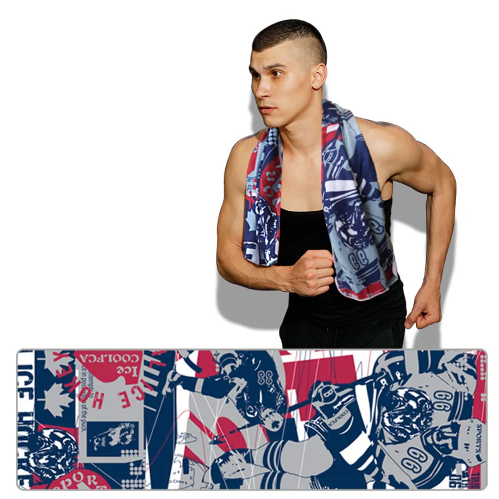 

Summer Travel Outdoor Quick-Drying Sports Towel Cooling Soft And Absorbent Adults Towel With Digital Printing And Dyeing