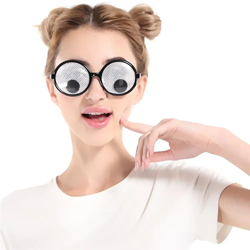 Очки Googly Eyes-пластиковые круглые сувениры вечерние новинки игрушки забавные очки