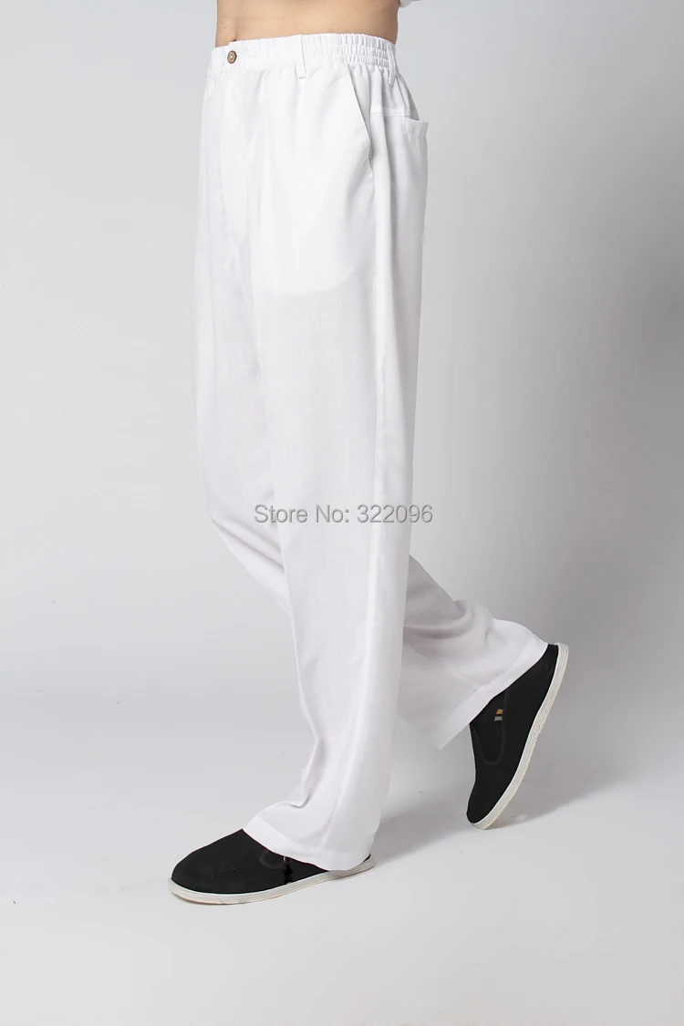 Новинка одежда в китайском стиле Shanghai Story Мужские штаны тайчи для кунг фу Одежда