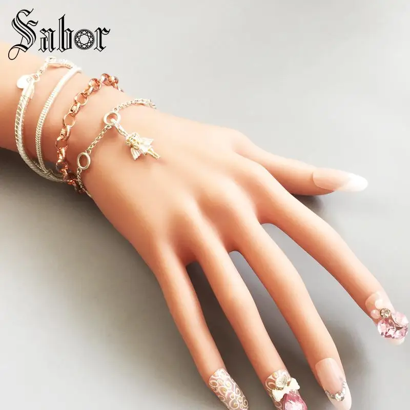 thomas Guardian Angel Charm gifts DIY Accessories Jewelry For Women 2020 Gift Silver color Fit Bracelet jewellery charms | Украшения и