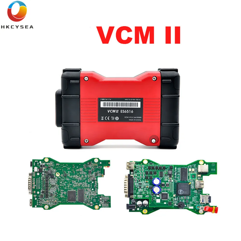 HKCYSEA Высокое качество VCM2 V101 диагностический сканер для FD/mazda VCM II IDS Поддержка автомобилей Mazda VCM IDS 2 OBD2 сканер