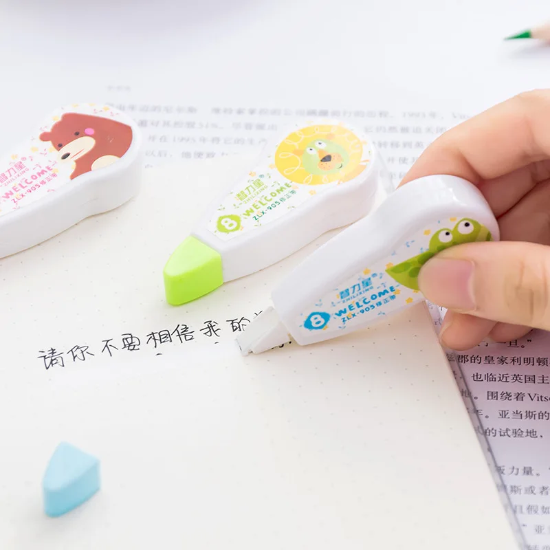 8 м * 5 мм Kawaii мультяшная Корректирующая лента красочная декоративная измененные
