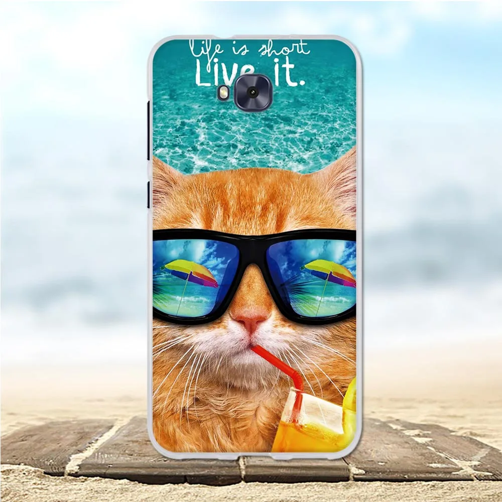 Чехол для Asus Zenfone 4 Selfie ZD553KL 3D милые сумки мягкий силиконовый чехол 5 &quot чехлы
