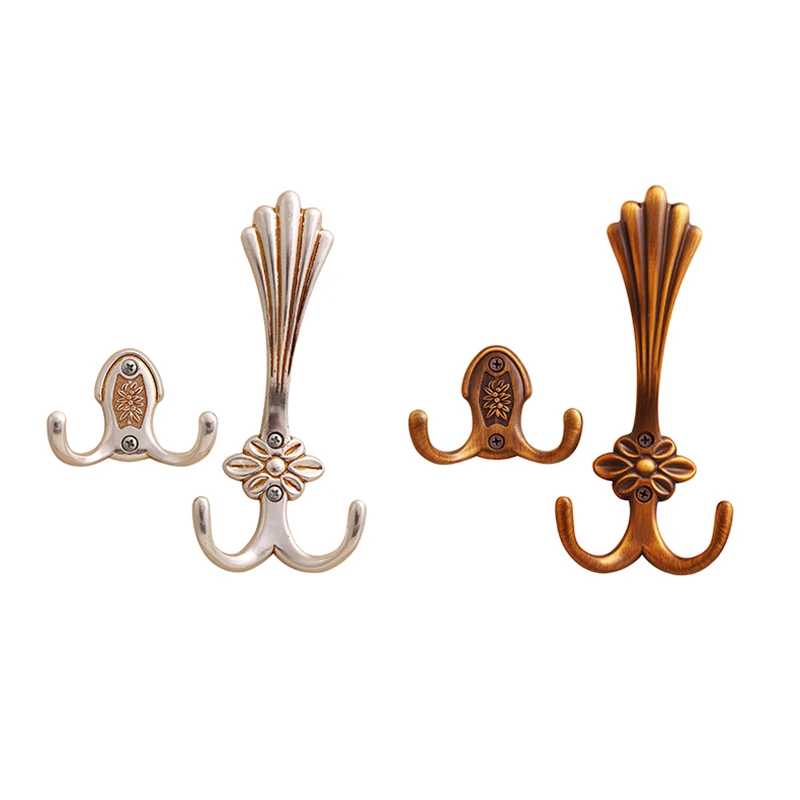 Винтажный Ретро стиль 8 шт./лот Европейский цинковый сплав крючки для халатов