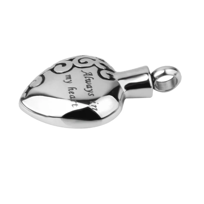 Пепел памятный кулон с всегда в моем урна виде сердца кремации 2016 ee|memory pendants|ash