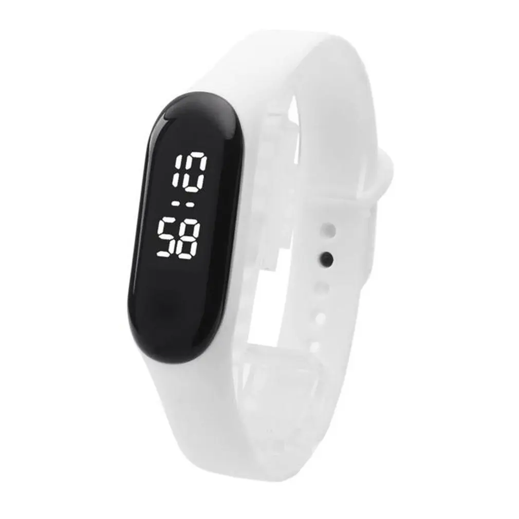 Новинка модные студенческие часы M3 со светодиодами повседневные спортивные