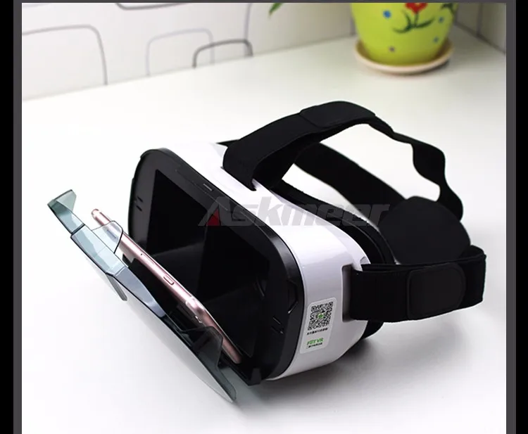 FIIT 2N VR очки гарнитура 3D коробка очки виртуальной реальности мобильный 3D видео шлем для 4,0-6,5 телефона+ Смарт Bluetooth контроллер