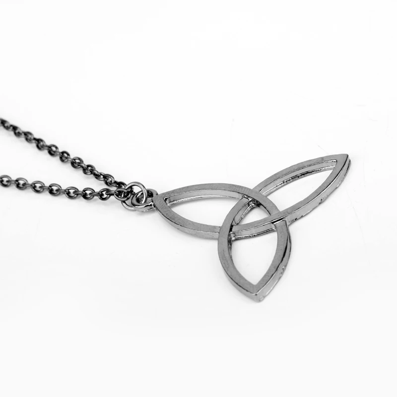 Винтажное ожерелье с кулоном HEYu Outlander кельтским узлом крестиком Троицей