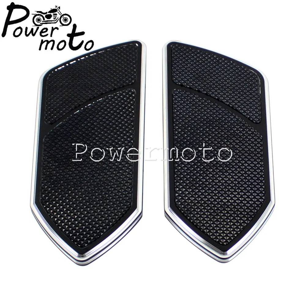 

Motorcycle Rear Passenger Floorboard Foot Board Rear Foot Pegs for Harley Touring Street Glide FLH/FLT 1993-2017