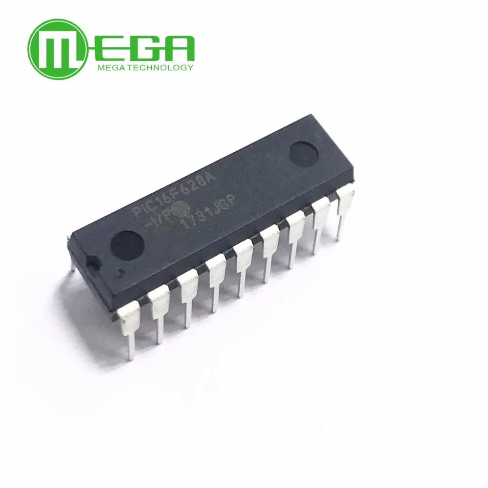 Новинка 10 шт. PIC16F628A I/P 16F628 DIP18 I/SO SOP ИС MCU флэш 2KX14|flash ic|p pflash flash |