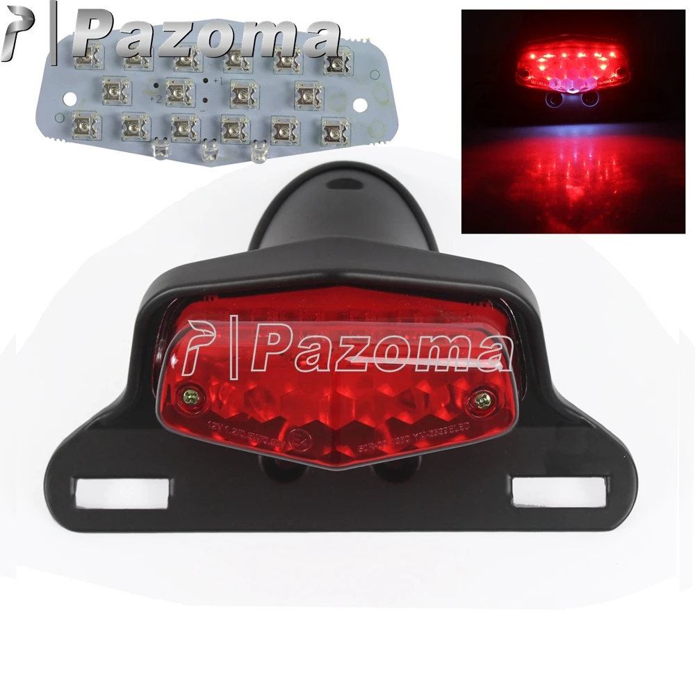 Задний стоп-сигнал EMARK 12 В светодиодный для мотоциклов Harley Bobber Chopper Custom Norton Honda Yamaha